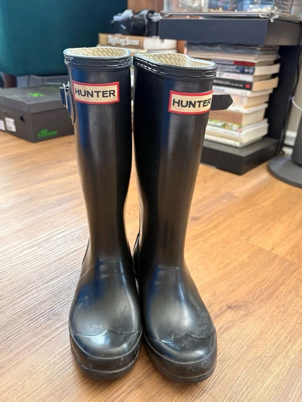 Black Hunter rain boots size US 3G